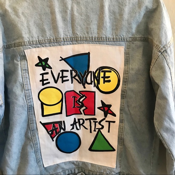 EVERYONE IS AN ARTIST Denim Jacket - Picture 2 of 7